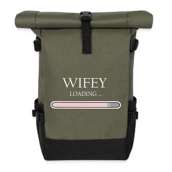 Chargement de la femme Progression, fiançailles et mariage - Sac à dos roll top - olive/noir - Devant