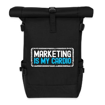 Marketing Manager - Rolltop Rucksack - Schwarz - Vorne