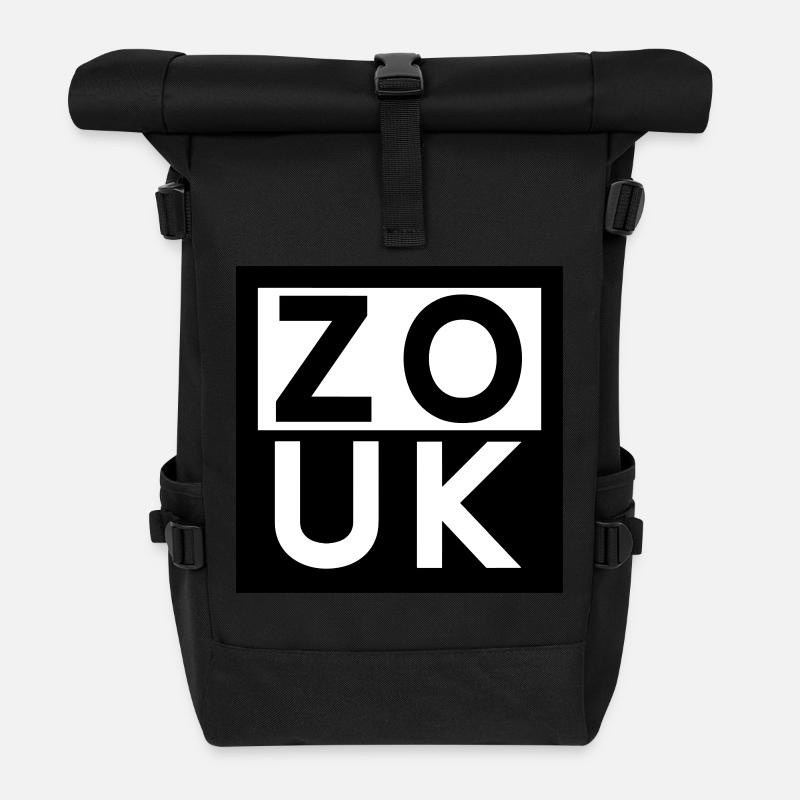 ZOUK -Zouk Dance Fashion - Sac à dos roll top - noir