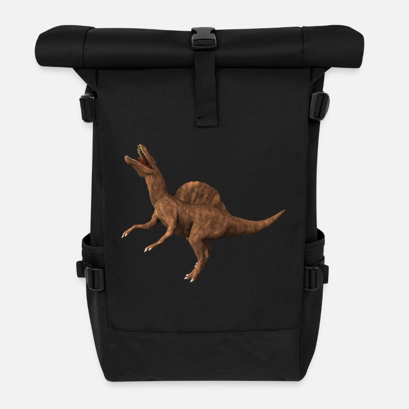 Dinosaurs: Spinosaurus - Roll Top Backpack - black