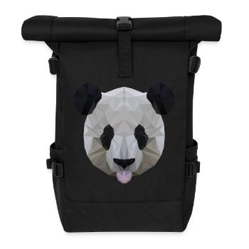 polygone Panda - Sac à dos roll top - noir - Devant