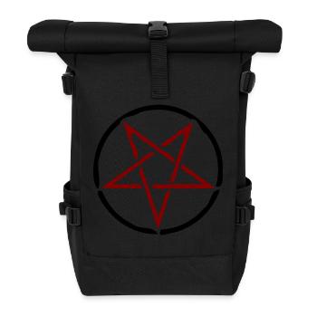 Pentagramm - Stern - Symbol - Sac à dos roll top - noir - Devant