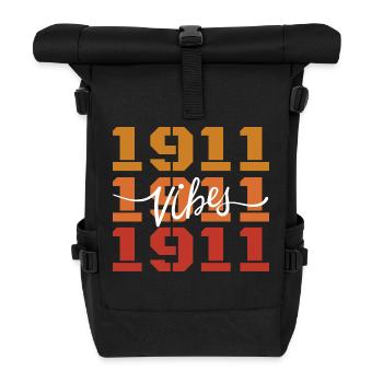 1911 Zubehör 1911 .45 ACP Sportschießen IPSC - Rolltop Rucksack - Schwarz - Vorne