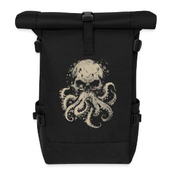 Horror Kraken - Rolltop Rucksack - Schwarz - Vorne