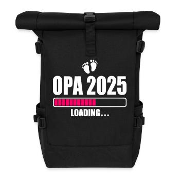 Opa 2025 - Rolltop Rucksack - Schwarz - Vorne