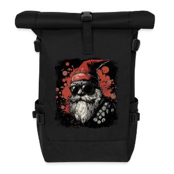 Transat nain de jardin - Sac à dos roll top - noir - Devant