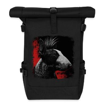 Punk Rock Bull Terrier - Sac à dos roll top - noir - Devant