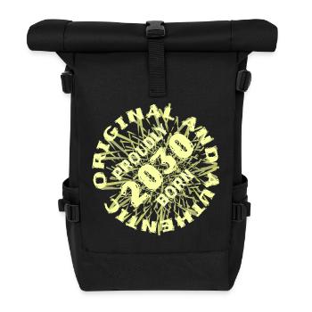 2030 - Roll Top Backpack - black - Front