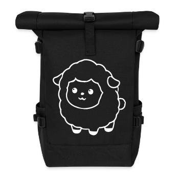 Sheep Sheep Lamb - Roll Top Backpack - black - Front