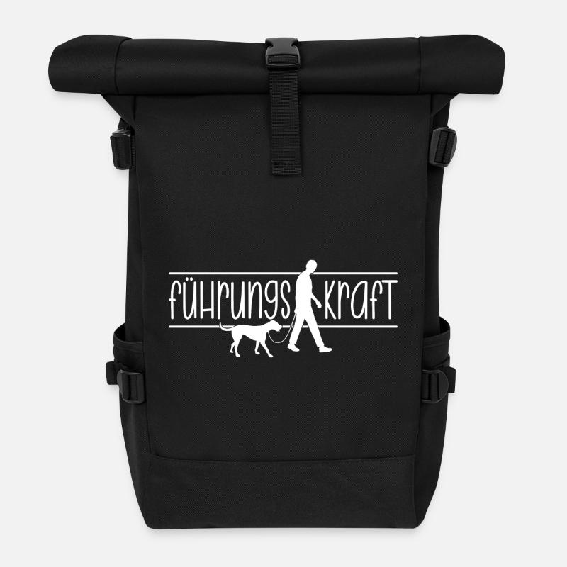 Führungskraft - Rolltop Rucksack - Schwarz
