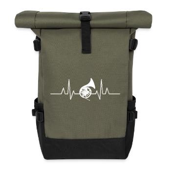 Cor de chœur - Sac à dos roll top - olive/noir - Devant