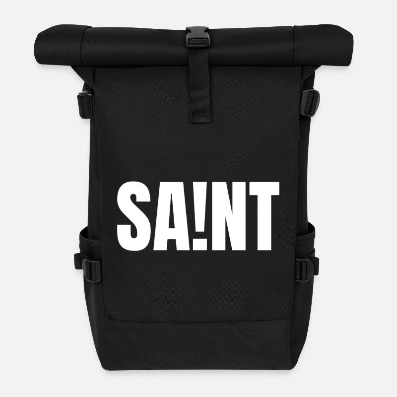 SAINT - Rolltop Rucksack - Schwarz