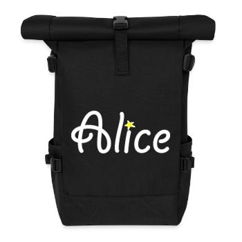 Alice - Sac à dos roll top - noir - Devant