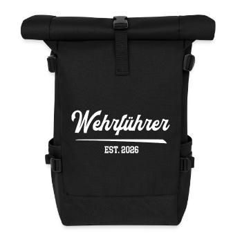 Fire Chief 2026 Volunteer Fire Brigade Management FFW - Roll Top Backpack - black - Front
