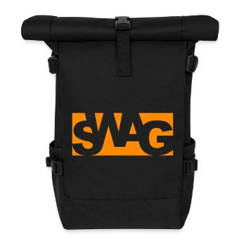 SWAG - Rolltop Rucksack - Schwarz - Vorne