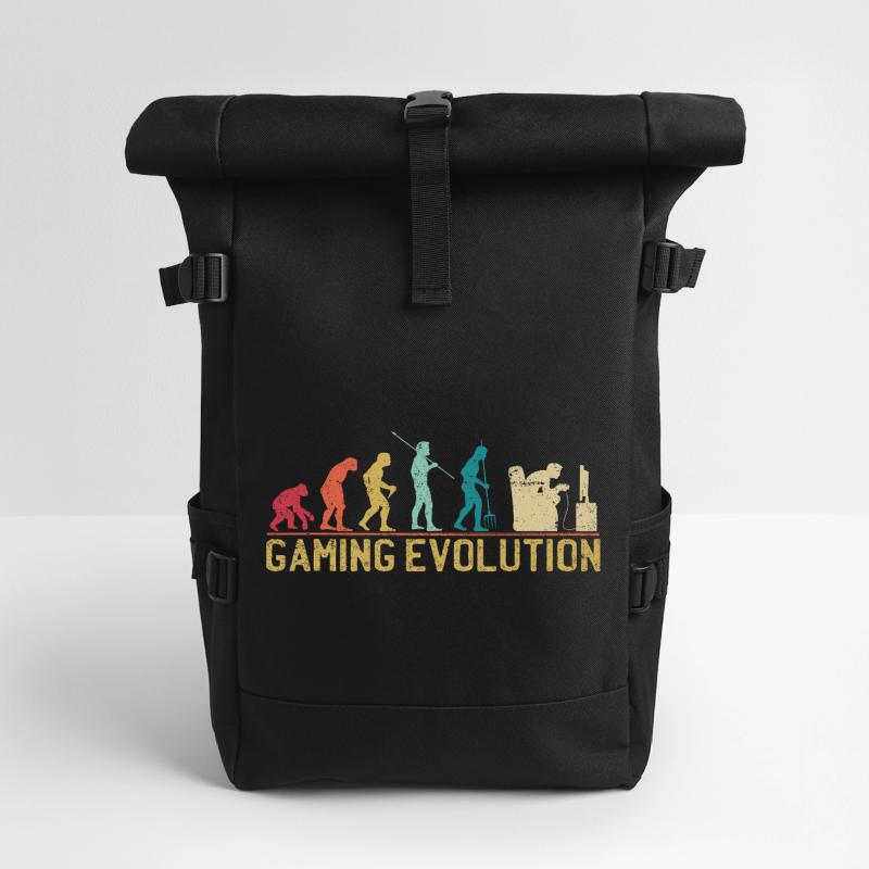 Gaming Evolution Artwork Roll Top Backpack