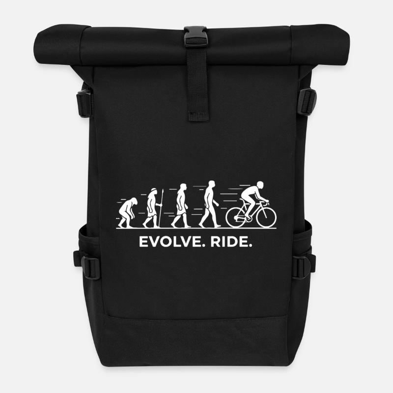 Evolve Ride Cycle Evolution - Rolltop Rucksack - Schwarz
