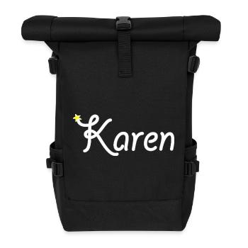 Karen - Sac à dos roll top - noir - Devant