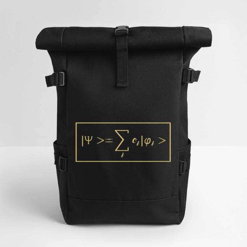 Quantum Physics Quantum Physics Quantum Leap Roll Top Backpack