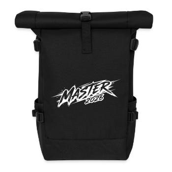Master 2026 - Rolltop Rucksack - Schwarz - Vorne