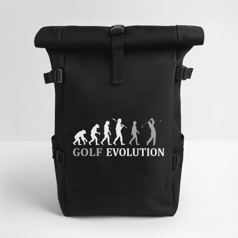 Golf Evolution – Das perfekte Golfer Geschenk Rolltop Rucksack