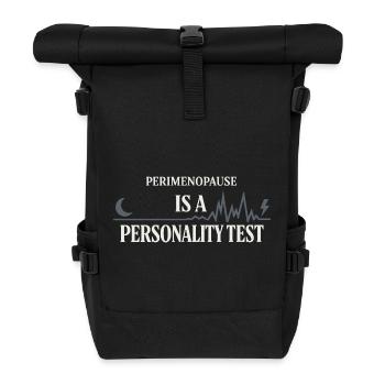 Perimenopause Humor Perimenopause - Rolltop Rucksack - Schwarz - Vorne