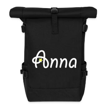 Anna - Sac à dos roll top - noir - Devant