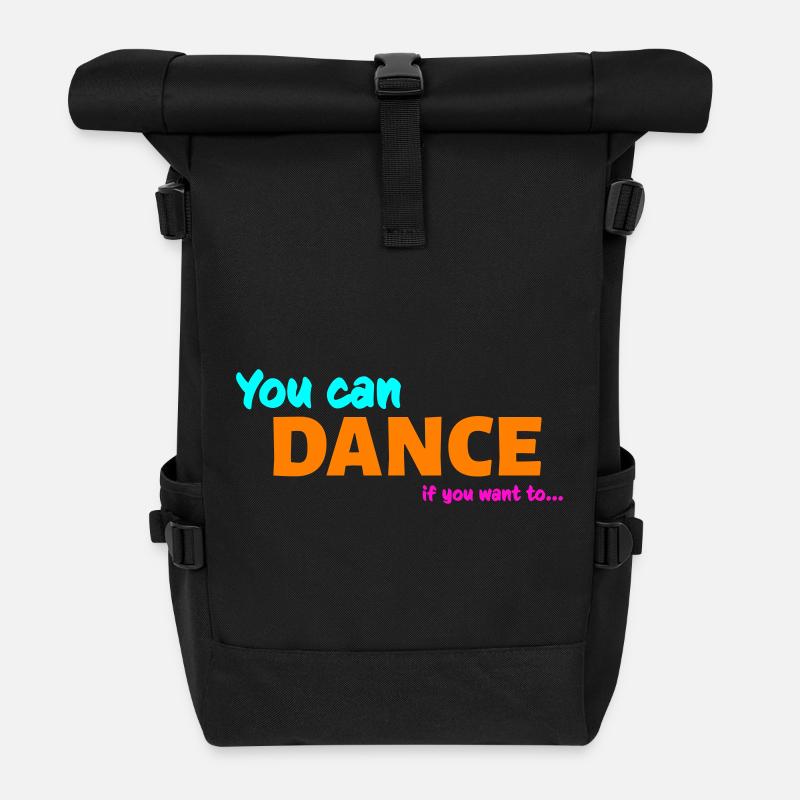 You can dance - Sac à dos roll top - noir