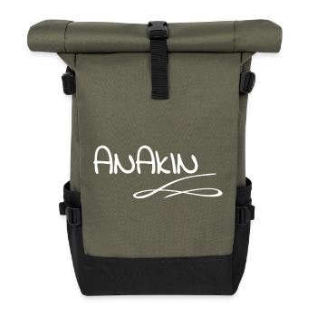 Lettrage graffiti d’Anakin - Sac à dos roll top - olive/noir - Devant