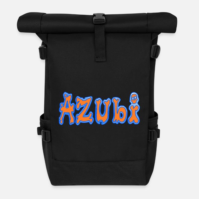 Stagiaire - Sac à dos roll top - noir