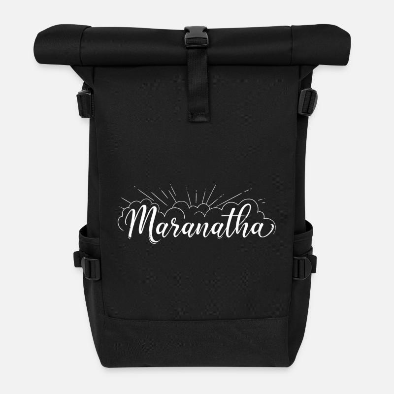 Maranatha - Rolltop Rucksack - Schwarz