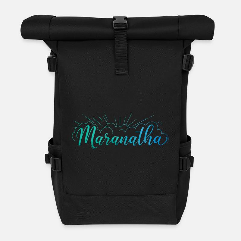 Maranatha - Rolltop Rucksack - Schwarz