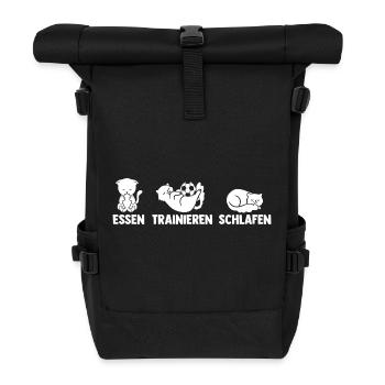 Joueur de football Football - Sac à dos roll top - noir - Devant