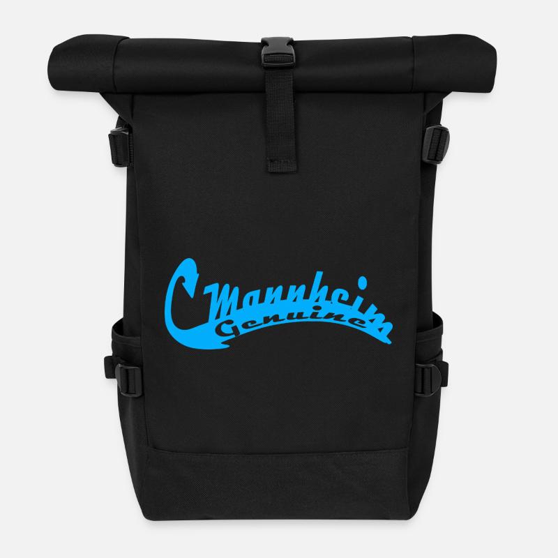 Mannheim - Rolltop Rucksack - Schwarz