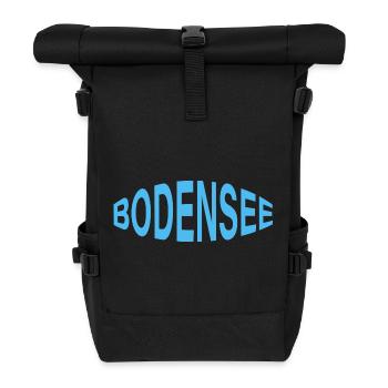LAKE CONSTANCE - Roll Top Backpack - black - Front