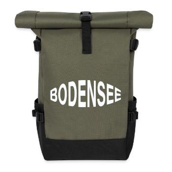 LAKE CONSTANCE - Roll Top Backpack - olive/black - Front