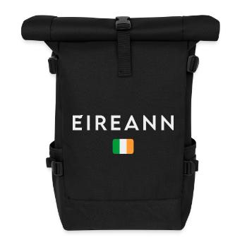 Flag of Ireland, Irish Pride - Roll Top Backpack - black - Front
