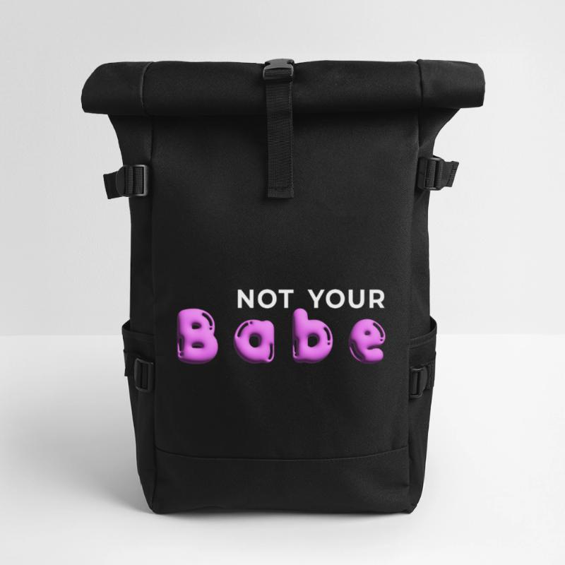 Pas ton bébé. Déclaration minimale de la génération Z Sac à dos roll top