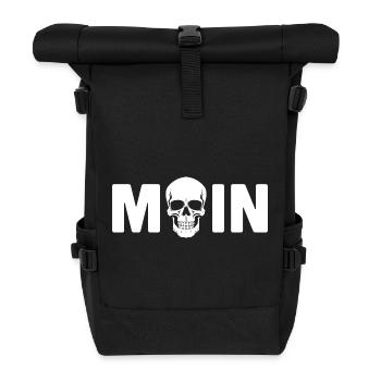 MOIN Salut du Nord de l’Allemagne Crâne - Sac à dos roll top - noir - Devant