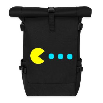 Retro Game - Rolltop Rucksack - Schwarz - Vorne