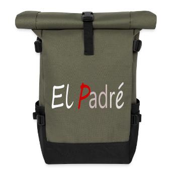 le pére - Sac à dos roll top - olive/noir - Devant