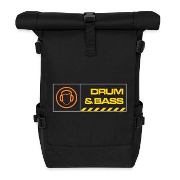 db warning - Roll Top Backpack - black - Front