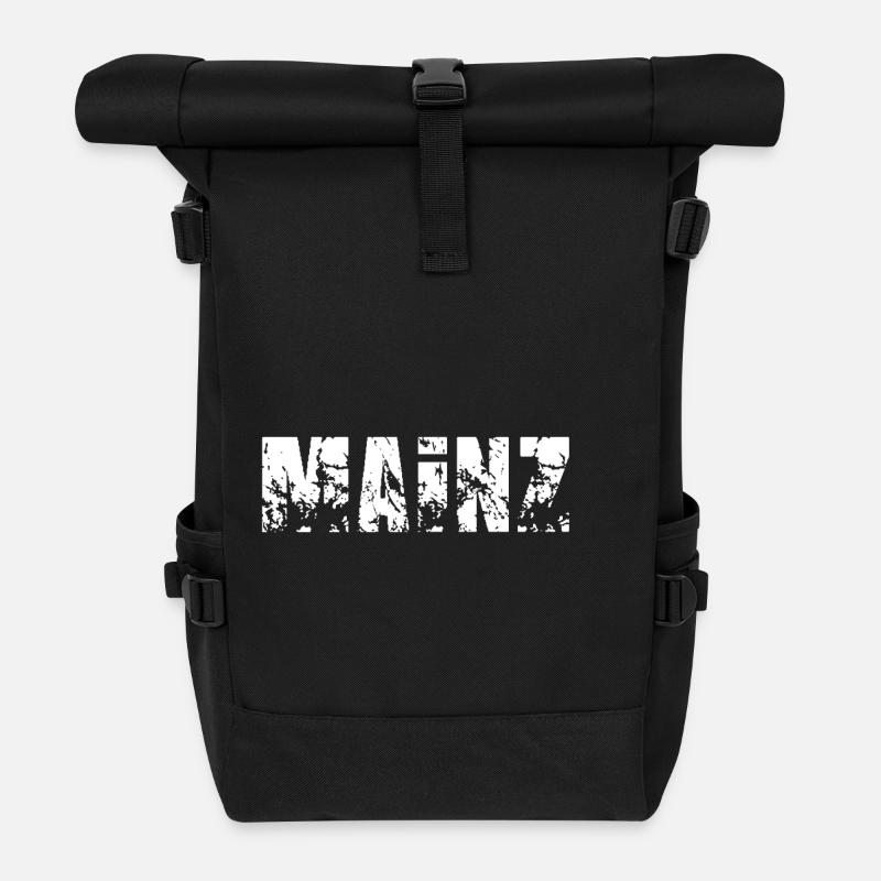 Mainz - Rolltop Rucksack - Schwarz