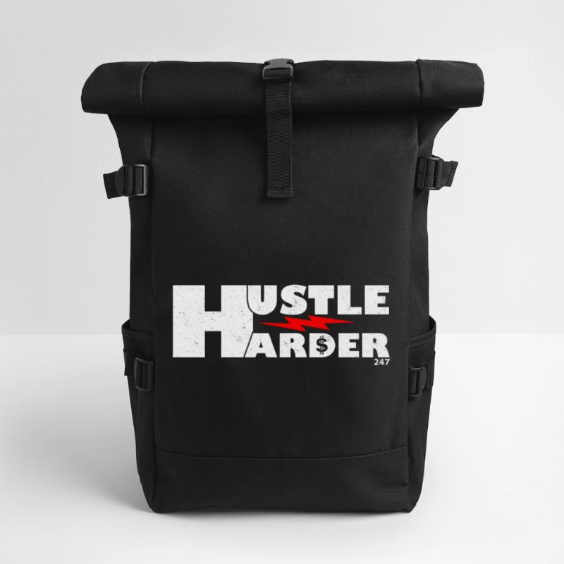 Conception graphique dynamique Bold Lightning Sac à dos roll top