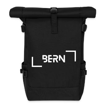 Bern - Rolltop Rucksack - Schwarz - Vorne
