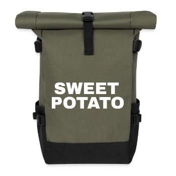 Patate douce Grouchy - Sac à dos roll top - olive/noir - Devant