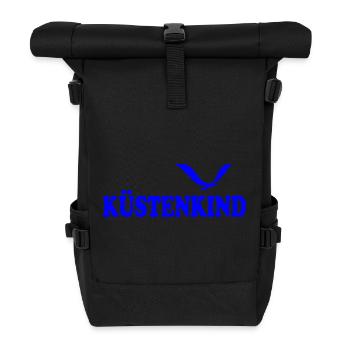 Coastal Child - Roll Top Backpack - black - Front