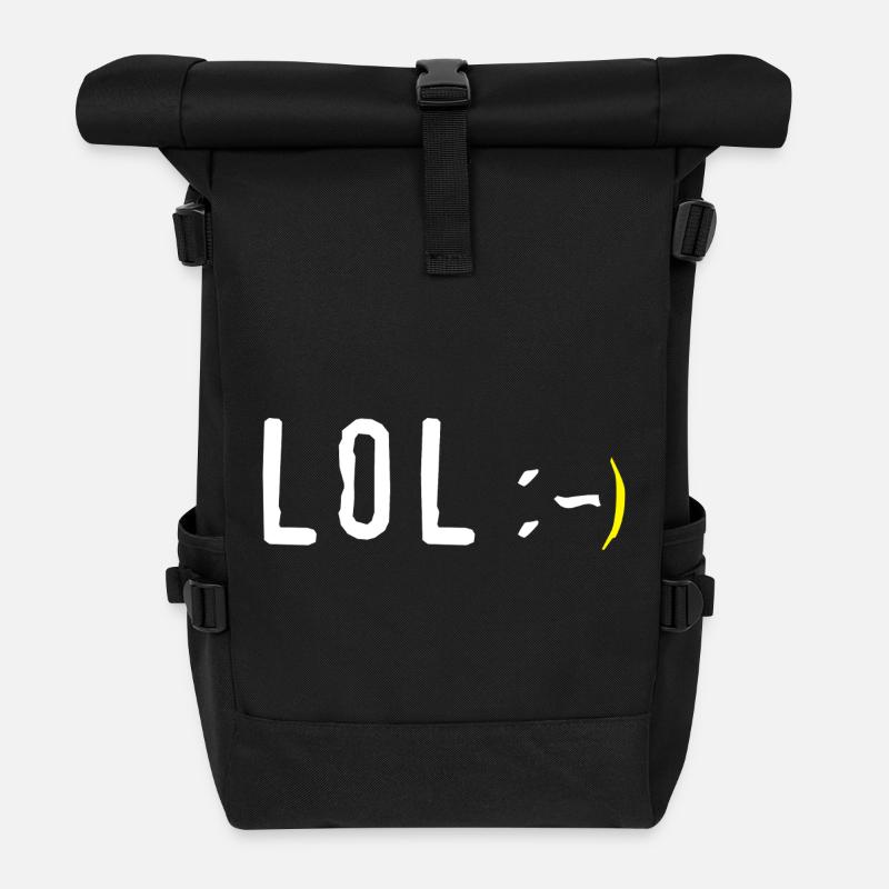 LOL - Rolltop Rucksack - Schwarz