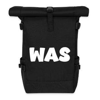 Quoi - Sac à dos roll top - noir - Devant