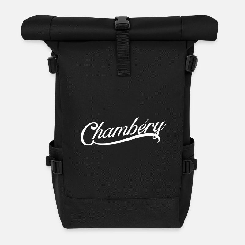 Chambéry - Sac à dos roll top - noir